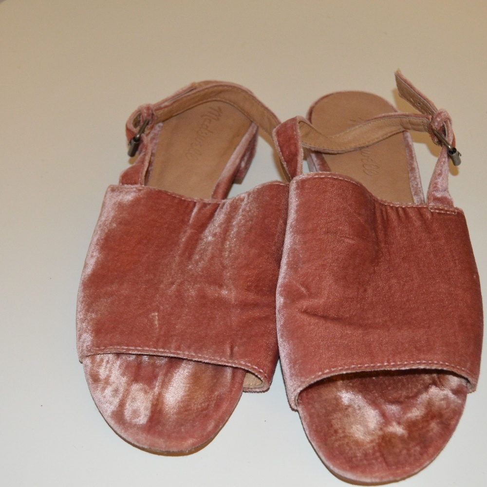 Madewell The Noelle Slingback Sandal velvet